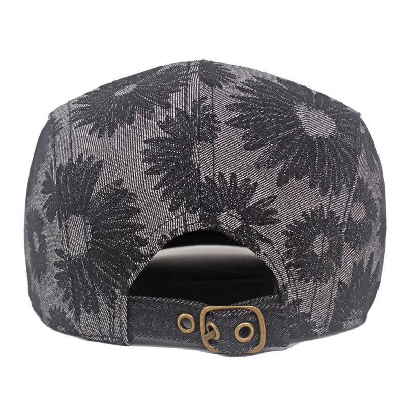 Boina DaisyFlower Denim | Gris Oscuro