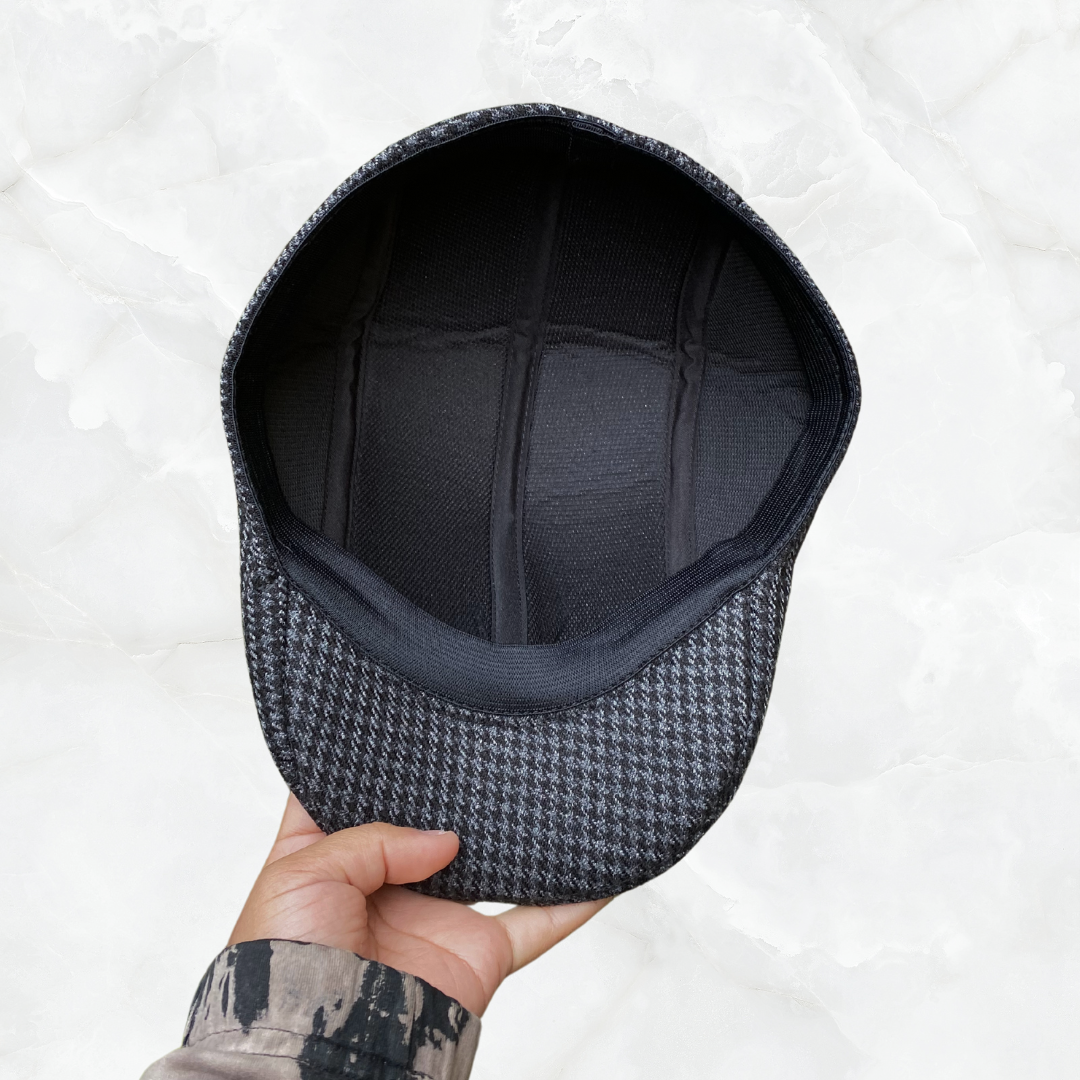 Boina Boomer con elástico interno Talla M | Gris Oscuro