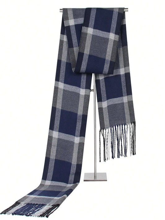 Bufanda Windsor Cuadros | Azul
