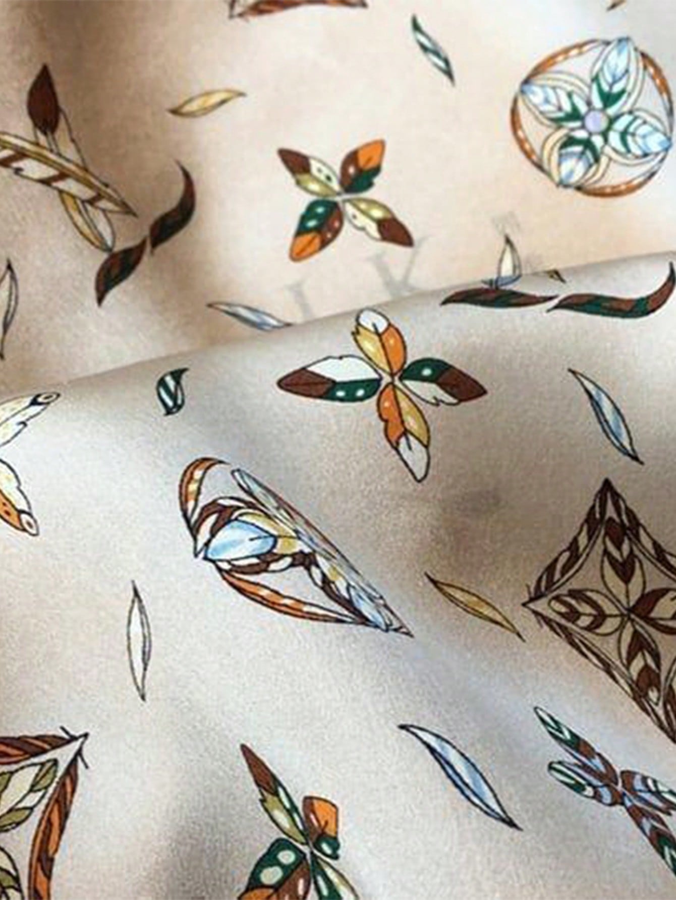 Pañoleta Bandana Pañuelo Latte de 70x70cm