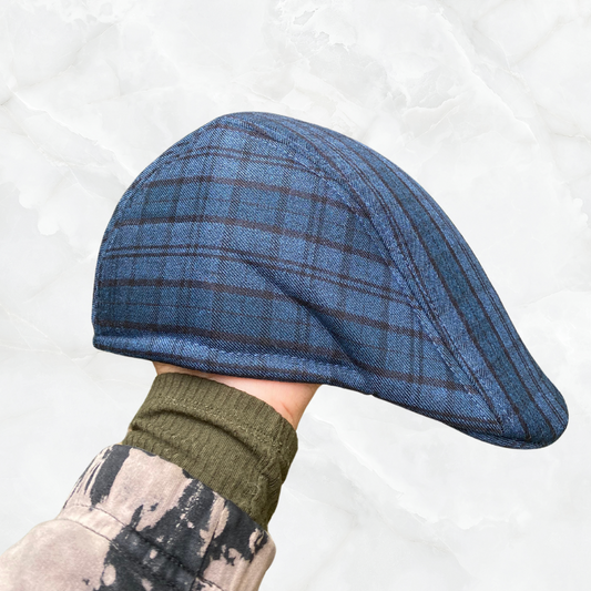 Boina Boomer con elástico interno Talla M | Azul