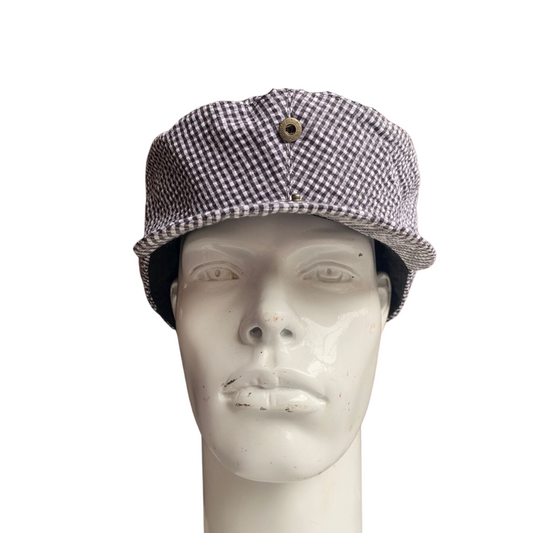 Boina Nation Jacob estilo italiano Talla L | Gris Cuadros