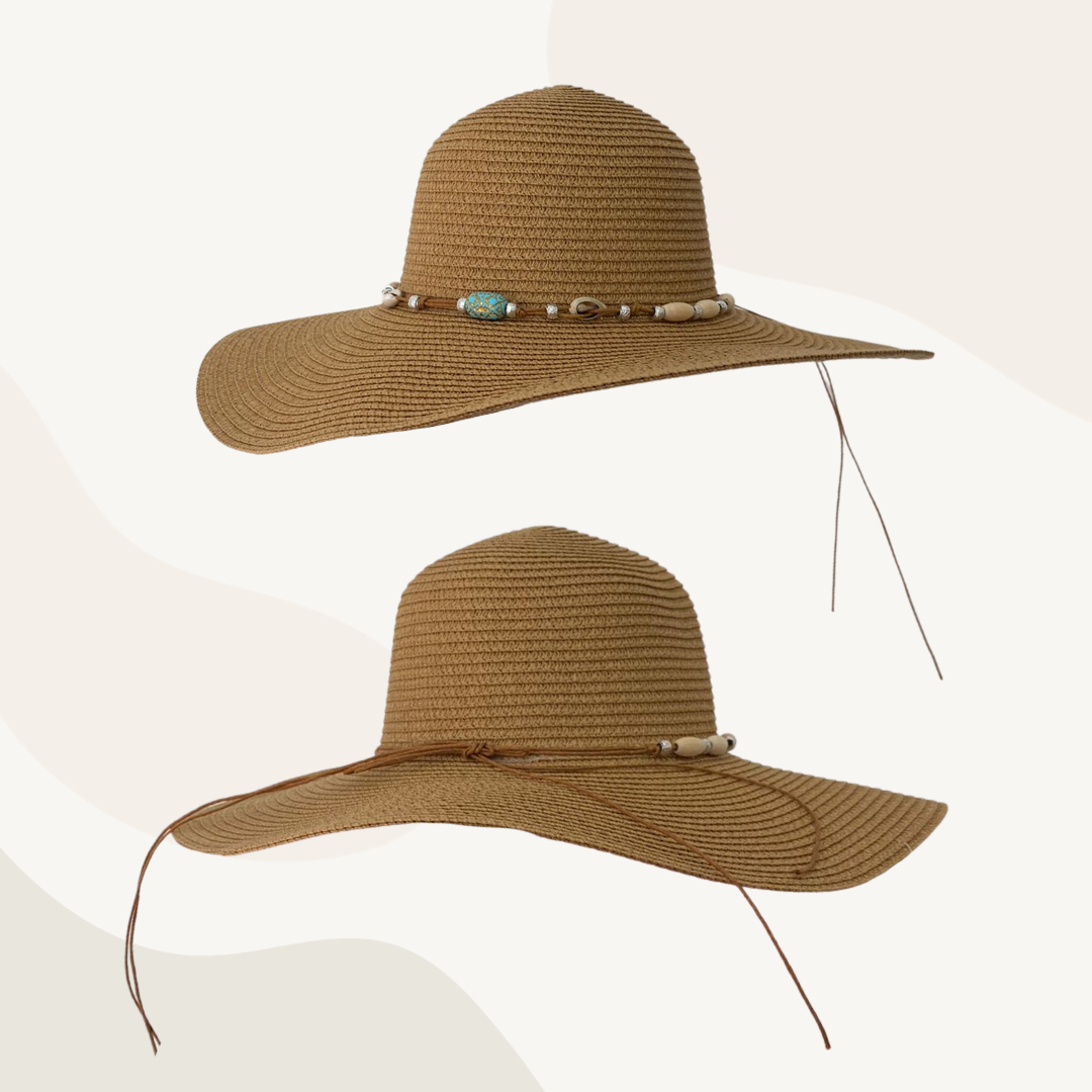 Sombrero de Verano playa Mujer Proteccion UV Guilla - Khaki