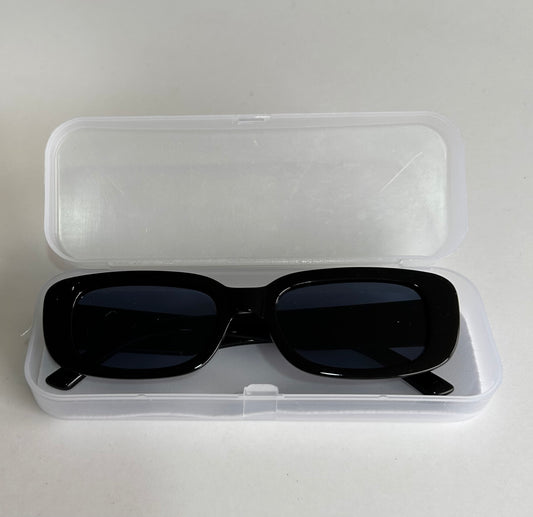 Gafas Lentes de Sol Vintage Maryorie Negro + Estuche