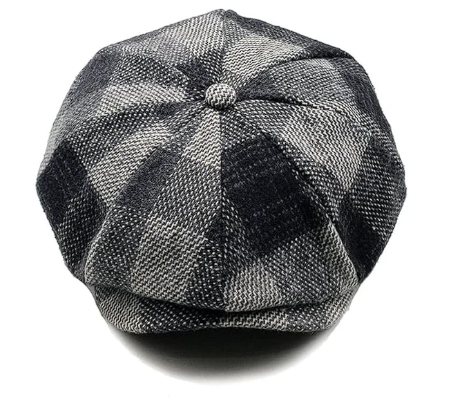 Boina Michael a Cuadros Talla L | Gris