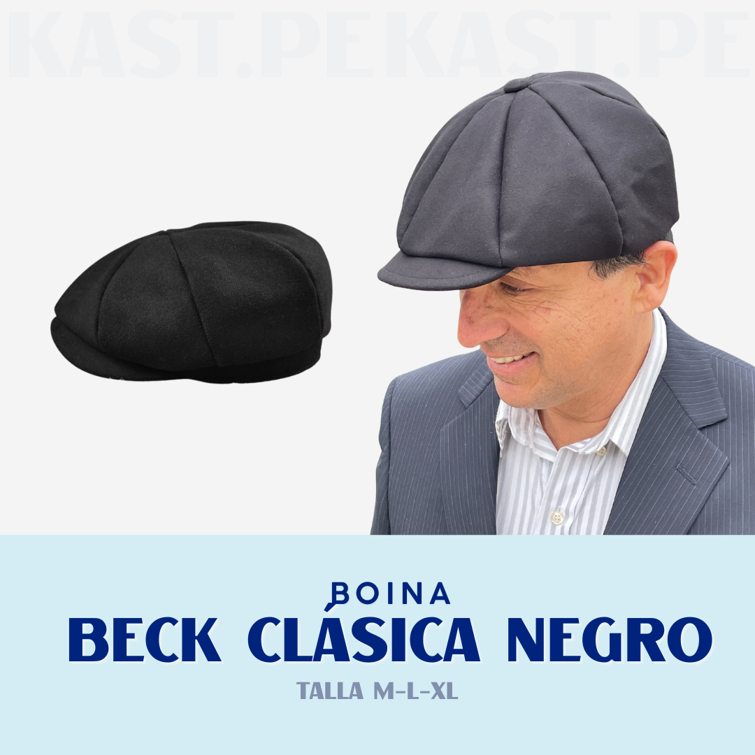 Boina Beck Clasica | Negro