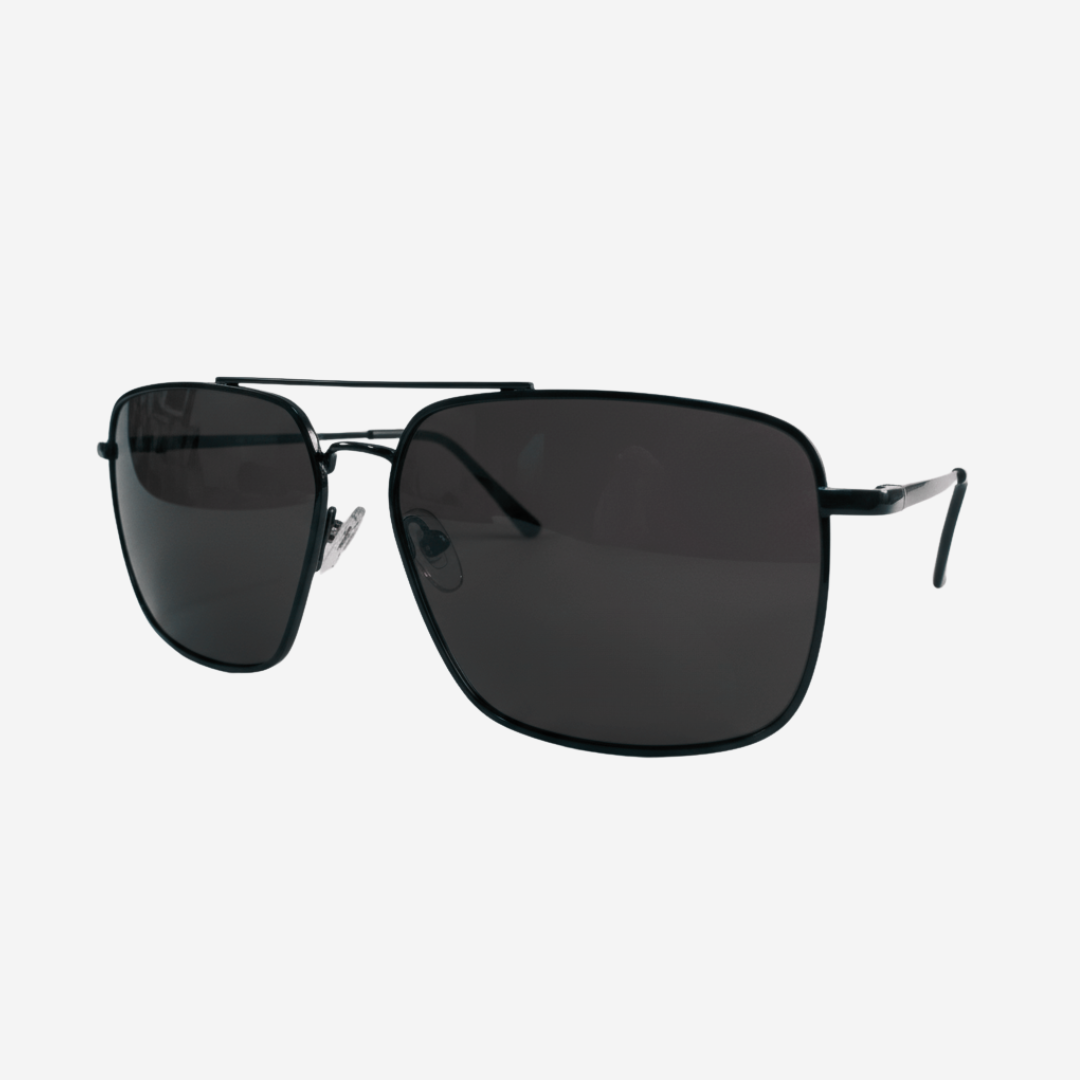 Lentes de Sol Monaco negro para Hombre + estuche