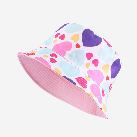 Bucket Hat Cherie 52cm Gorro Reversible para niñas 2 a 5 años