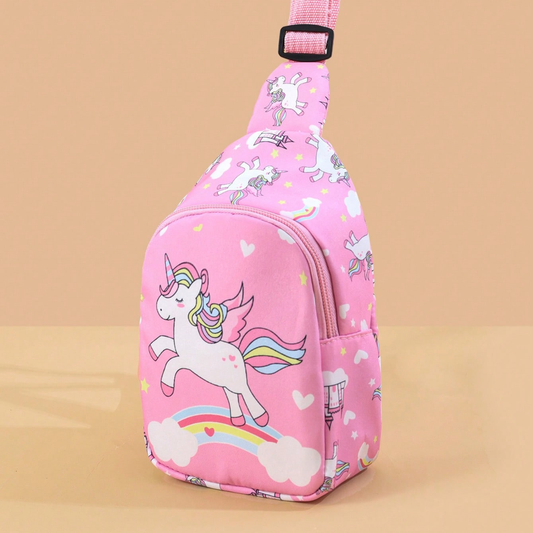 Pack Irisia gorro + mochilita unicornios para niñas 2 a 6+ años