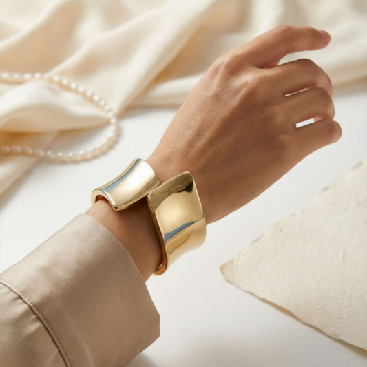 Pulsera Palais Mujer Cierre Tipo Clip | Dorado