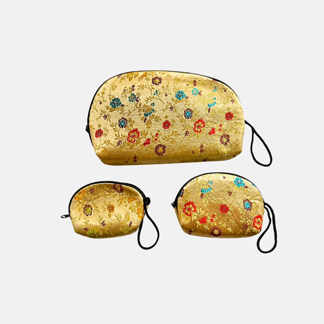Bolso de Mano 3 en 1 Grecia floreado