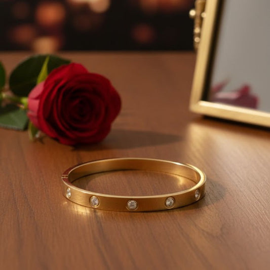 Pulsera Eclat Mujer Cierre Tipo Clip | Dorado