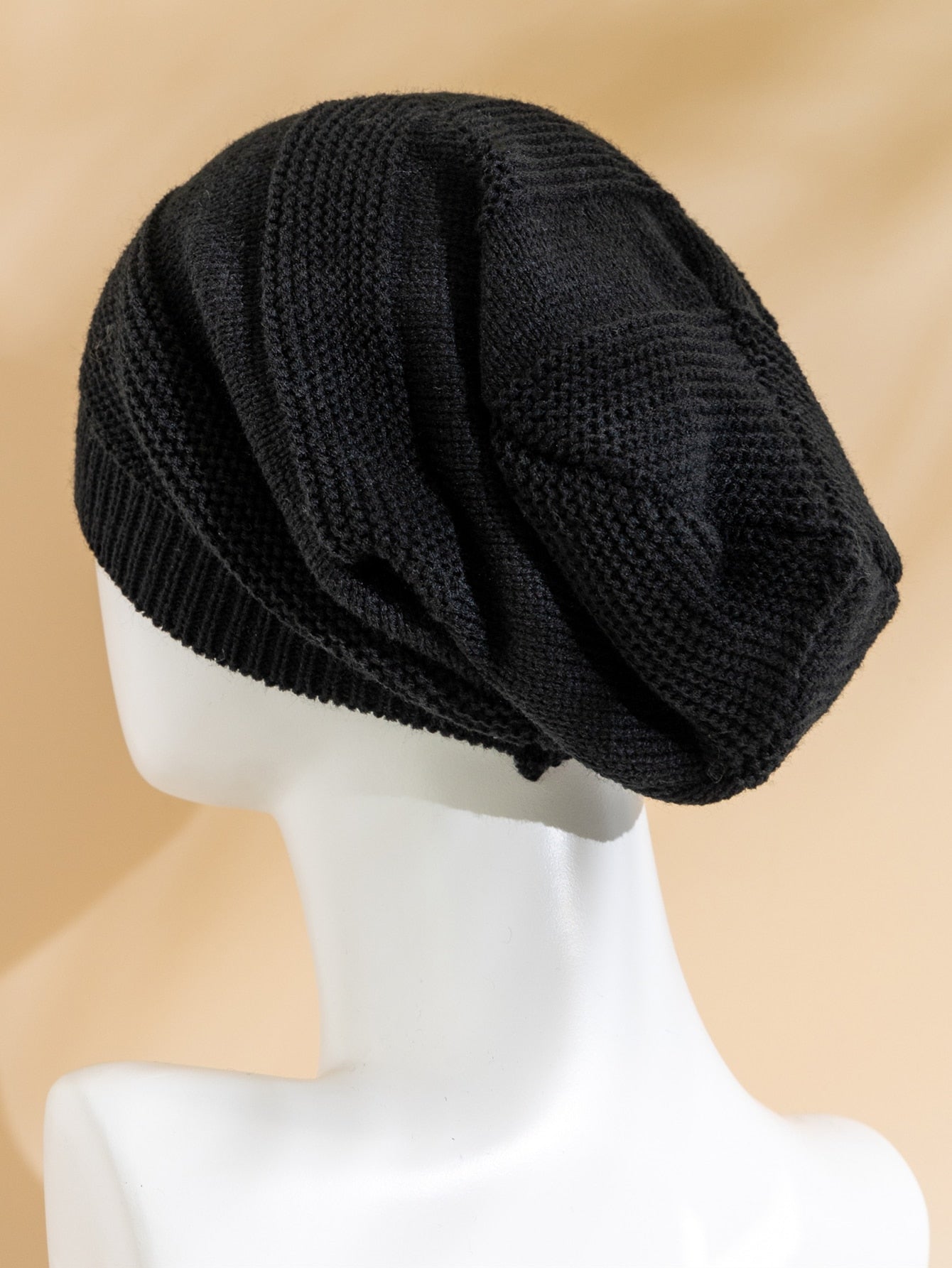 Beanie Elías Gorro Suelto y Holgado | Negro