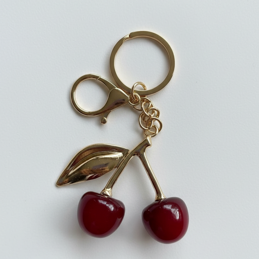 Llavero de Cereza Mini Couture para Bolso