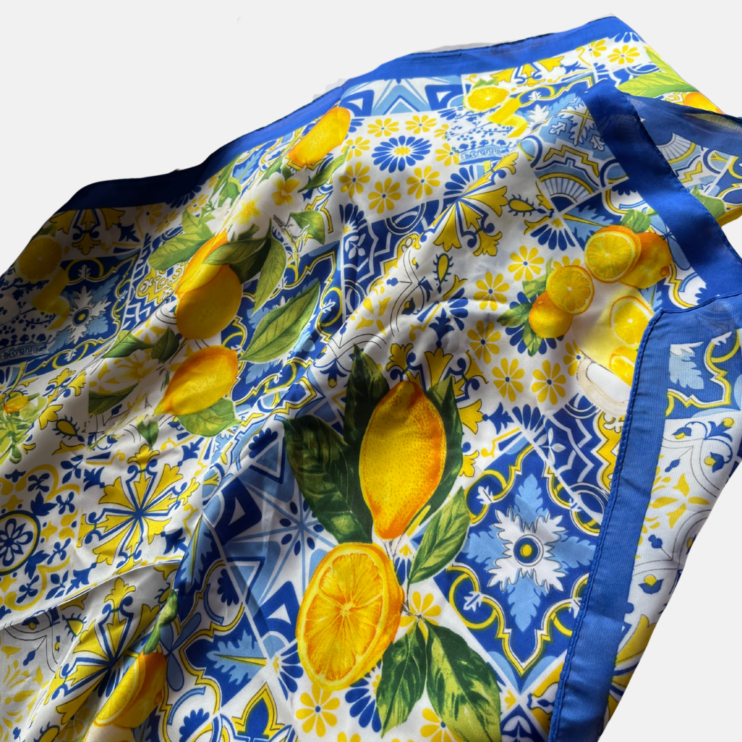 Pañoleta Bandana Pañuelo Lemonade de 70x70 cm