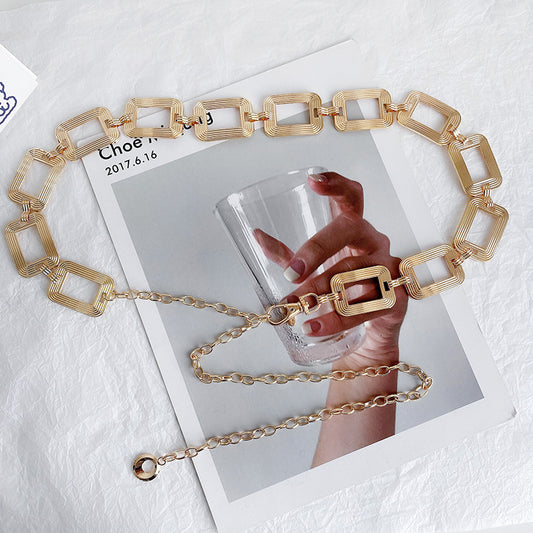 Correa Donatella de eslabones rectangulares para Mujer