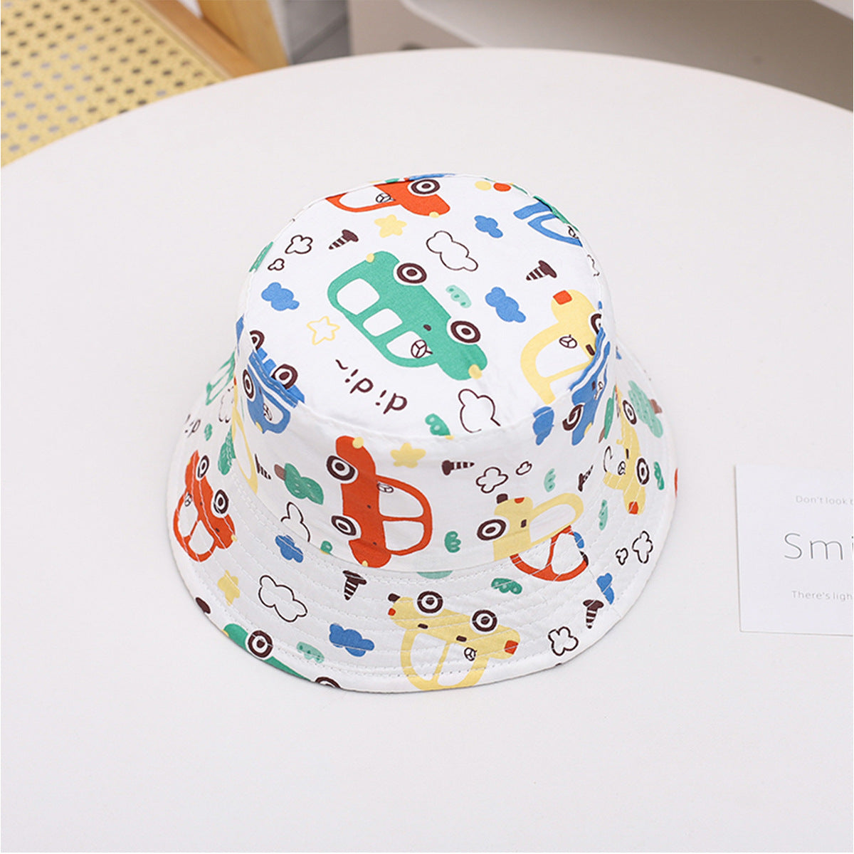 Bucket hat Motorcitos 52cm: Gorro para niños de 2 a 5 años