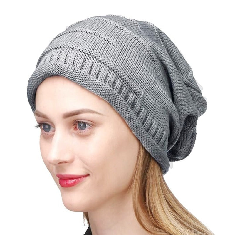 Beanie Sebone con Doble Estilo de Pliegues | Gris