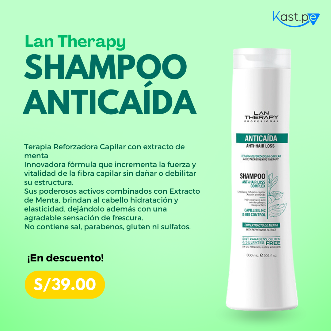 Shampoo Lan Therapy Anticaída de cabello - 300ml