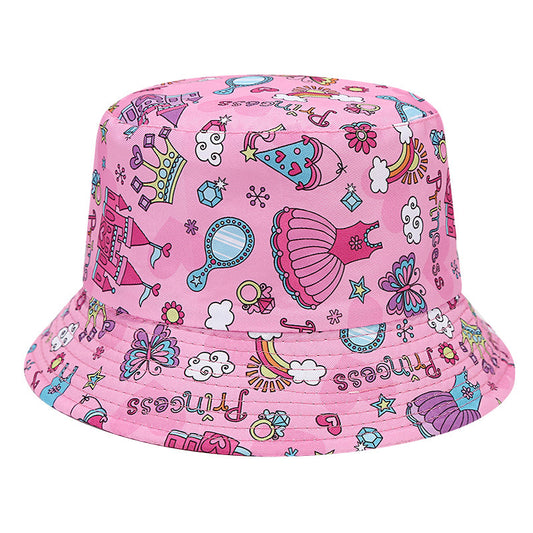 Bucket hat Princess 50/52cm: Gorro para niños de 9 meses a 5 años