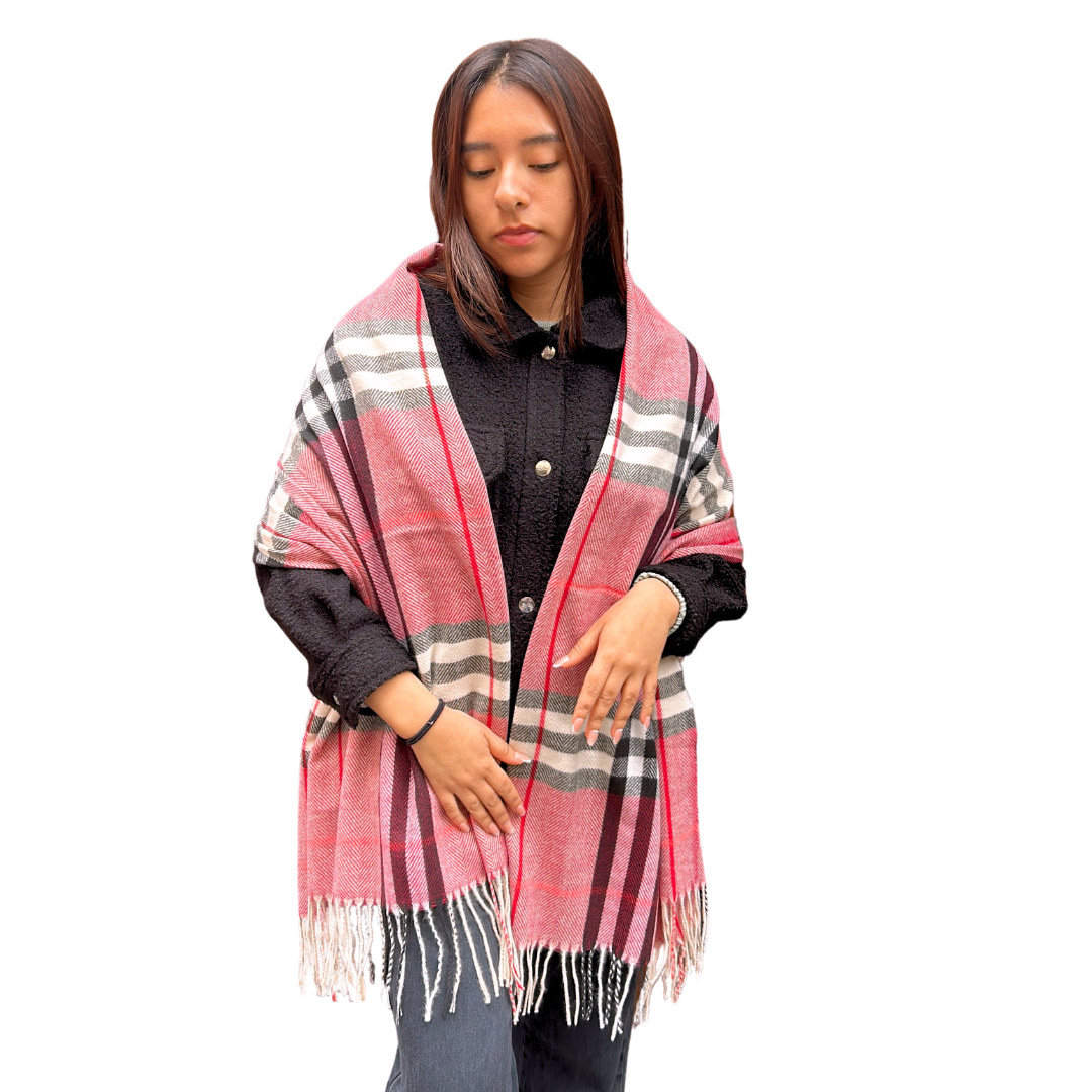Bufanda Jasper a Rayas | Rojo