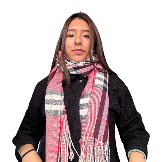 Bufanda Jasper a Rayas | Rojo