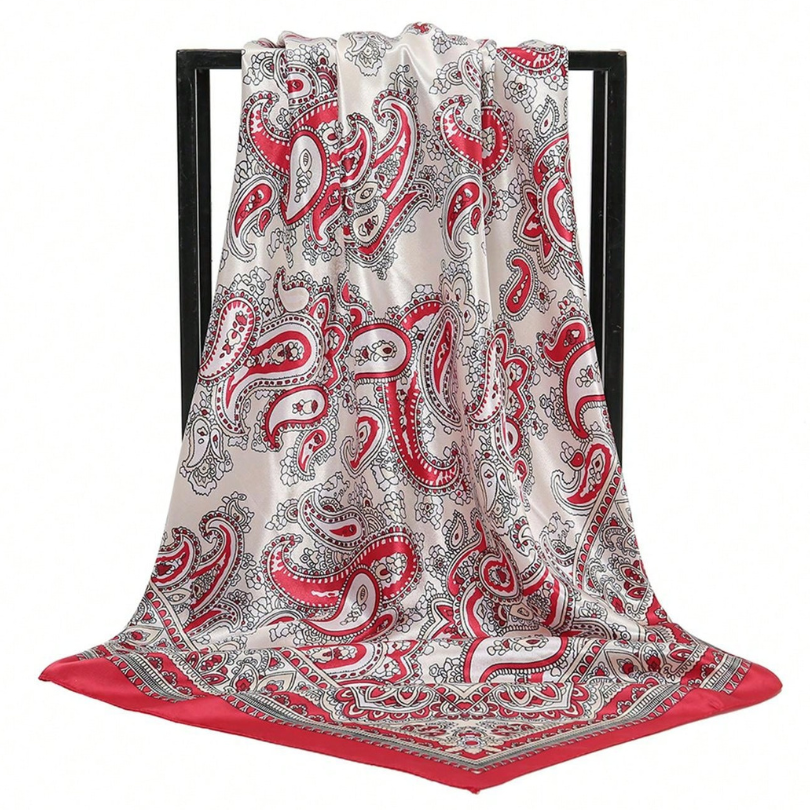 Pañoleta Bandana Pañuelo Sumaq Rojo de 90x90cm