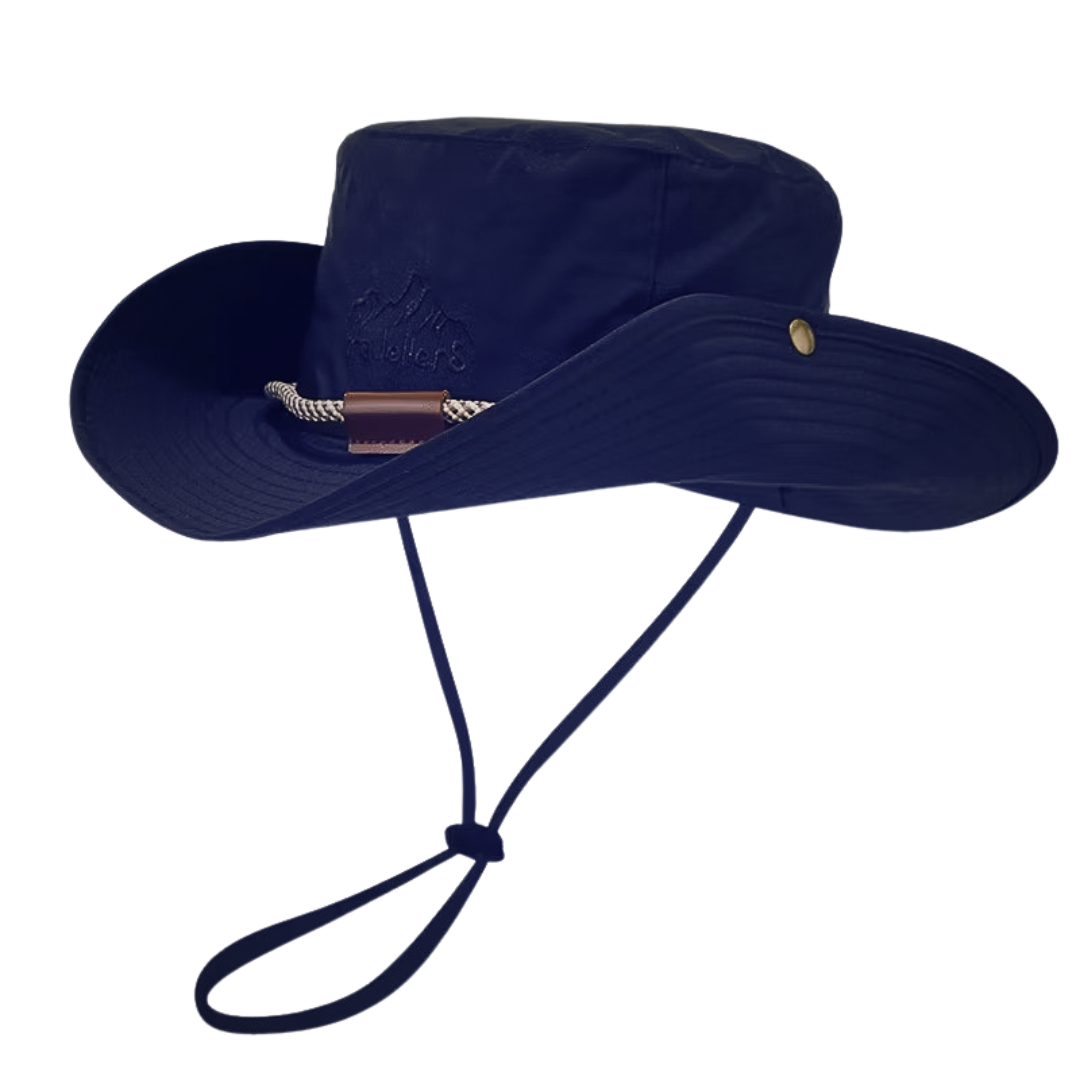 Travellers Cordón Sombrero Safari de pesca - Azul