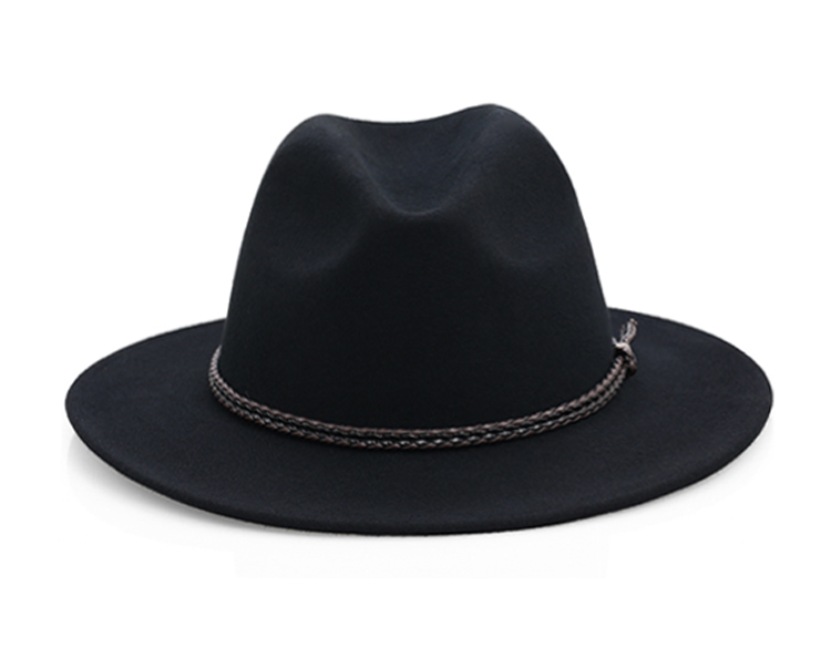 Sombrero Vaquero Unisex de Pana Negro - 59cm