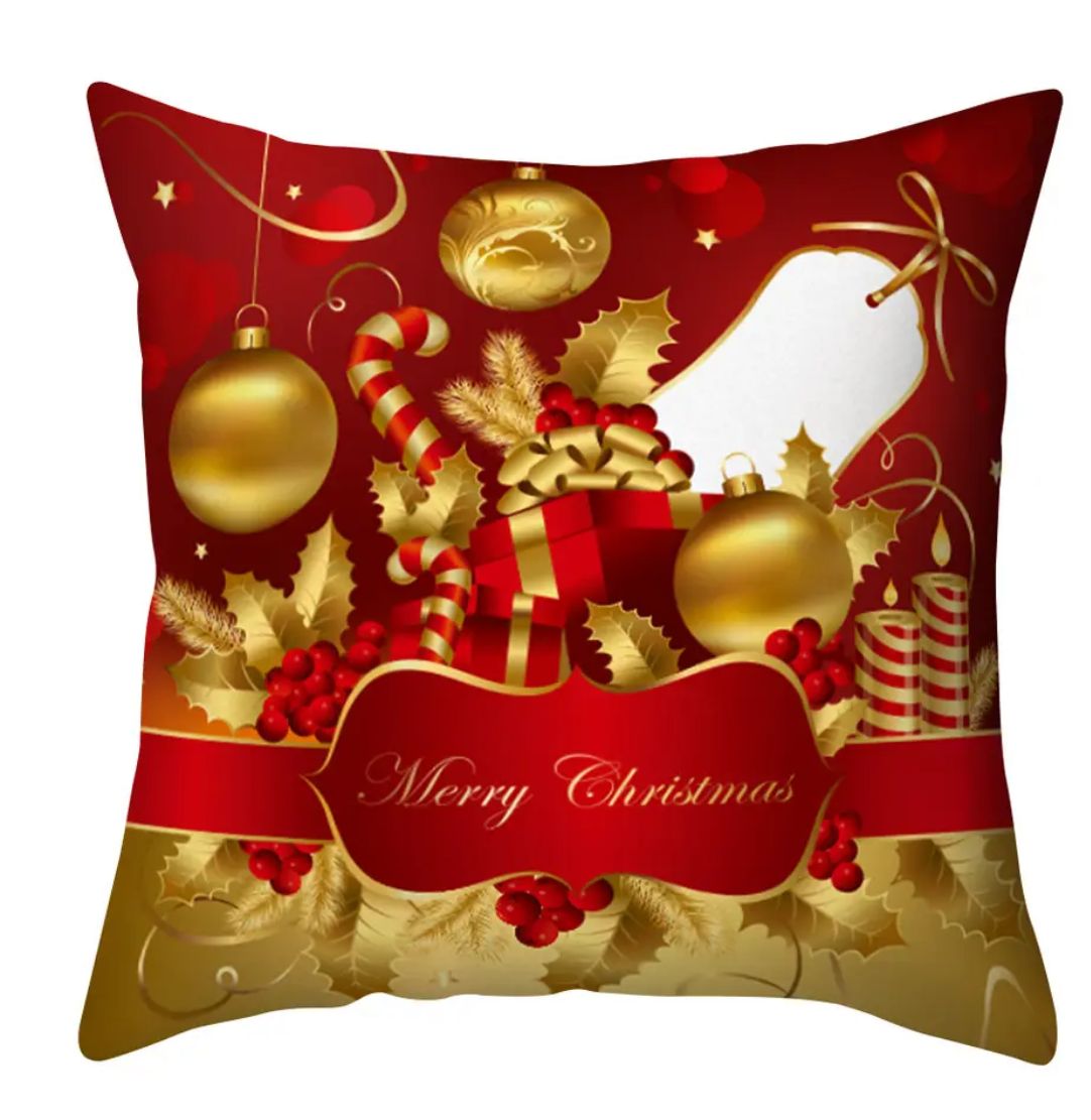 Almohada Cojin Navidad Modelo Merry Christmas 45x45