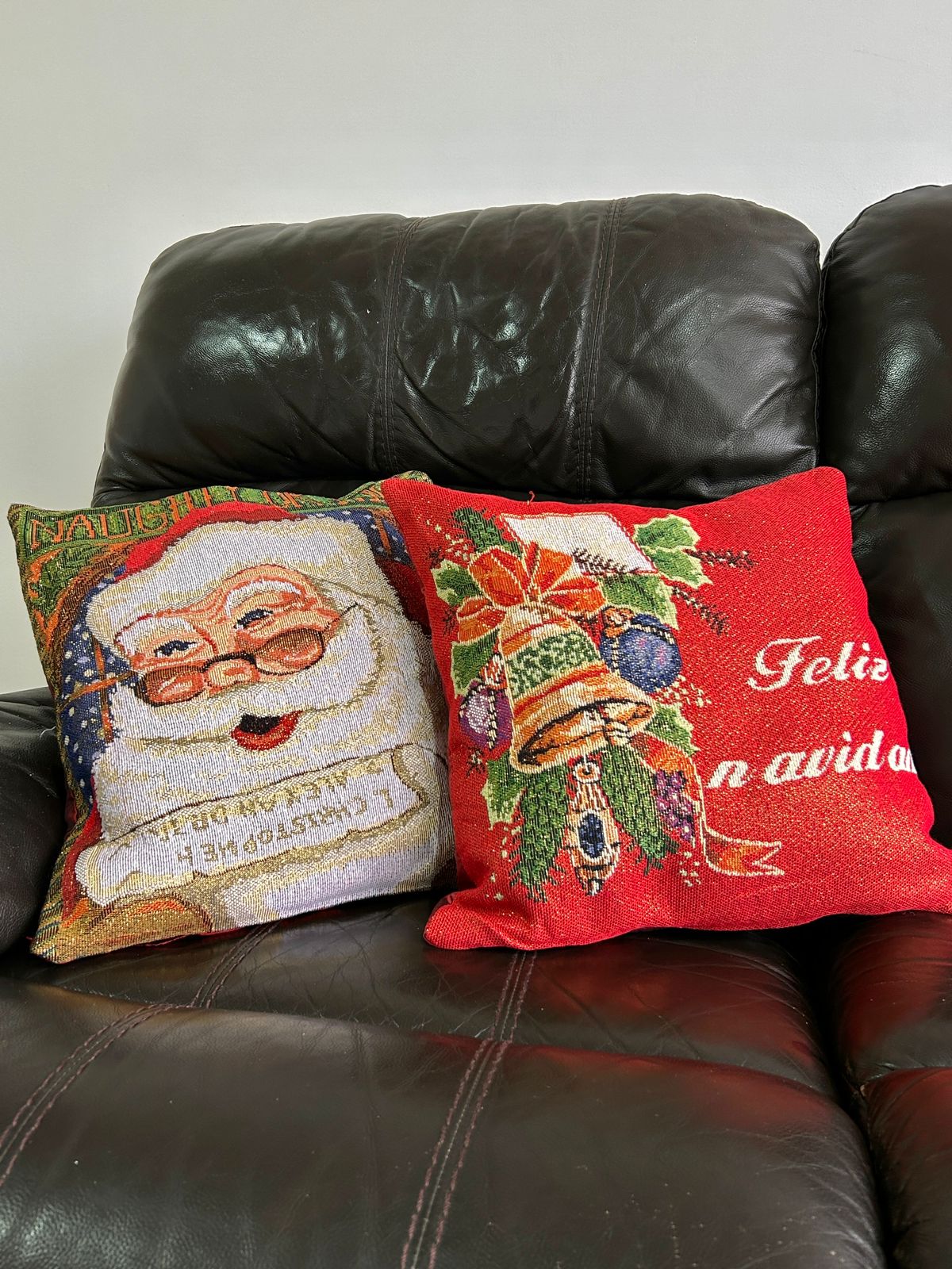 Almohada Cojin Navidad Modelo Campana Navideña 38x38