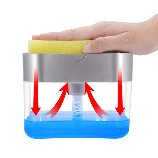 Dispensador de Lava Vajilla 2 en 1