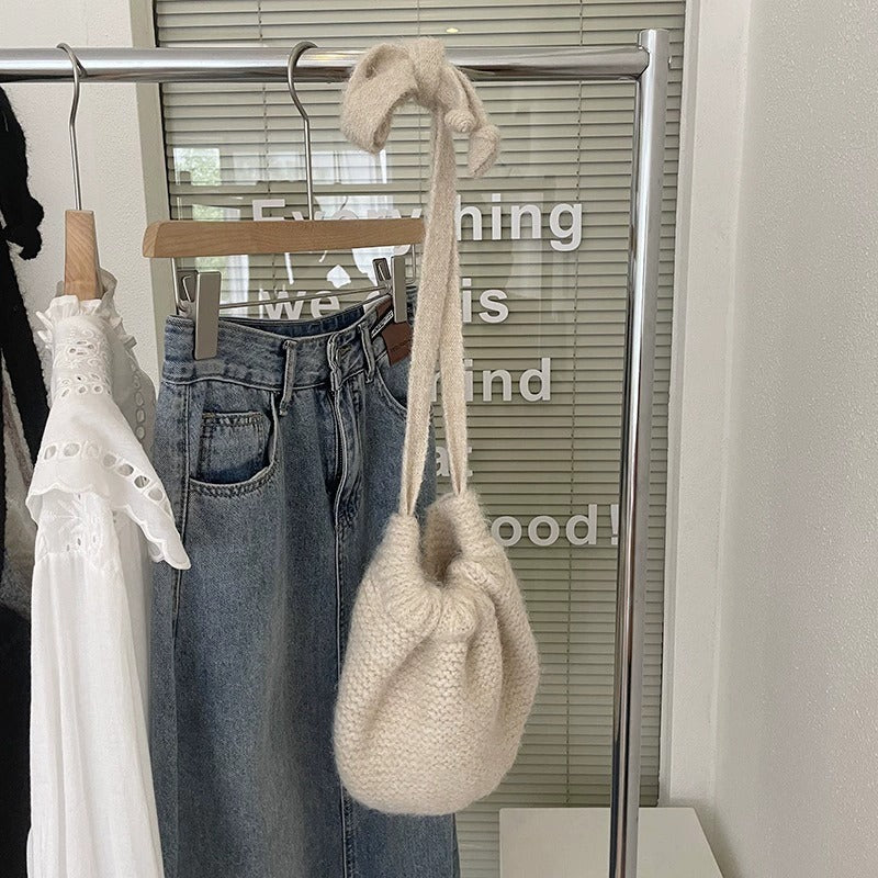 Beanie Capucha Tejido Lana Multifunción Crema para Niñas (5 a 10 años)