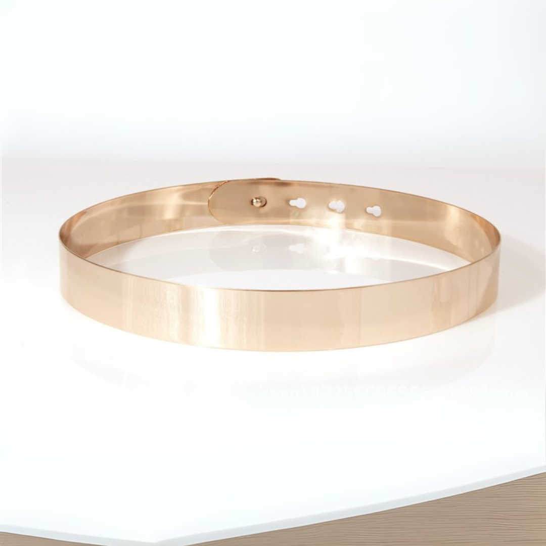 Cinturón Olse Metálico Circular para mujer