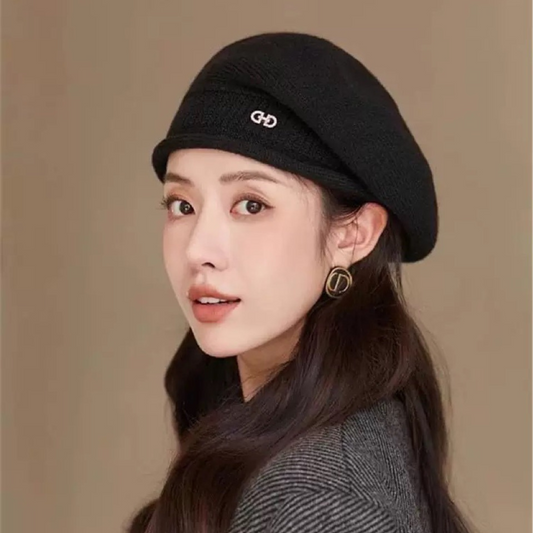 Boina Mossa Estilo Francesa | Negro