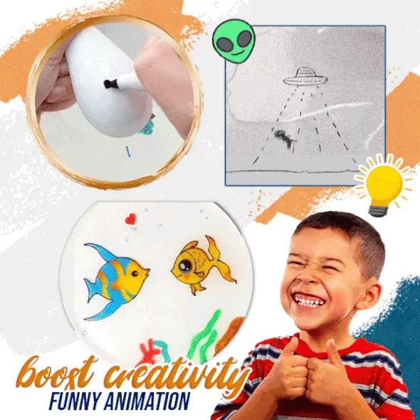 Plumones Flotantes Creativos para niños con Cuchara GRATIS (Pack de 12 und)