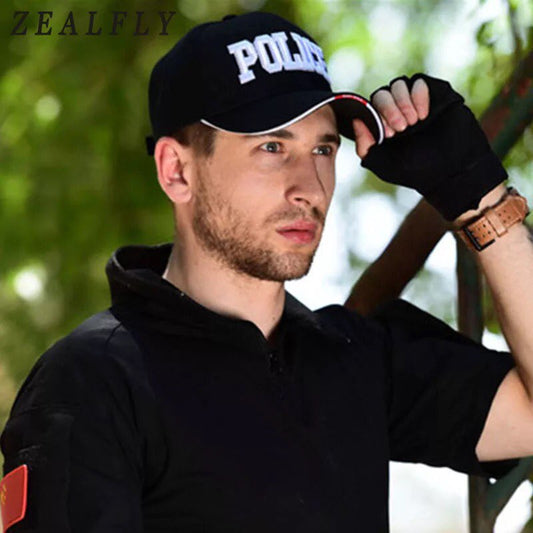Gorro Police Policia Gorra Tactica Cap - Negro