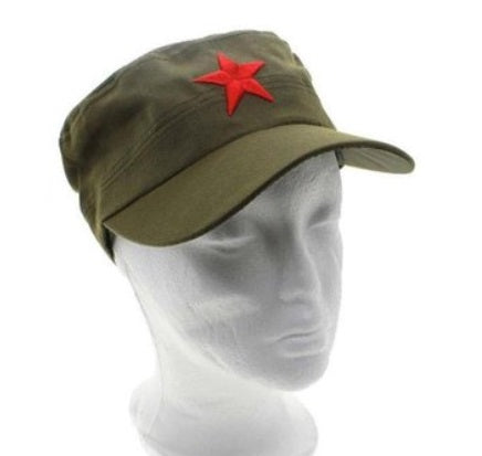 Gorra Militar Carbonera Estrella Niños | Verde