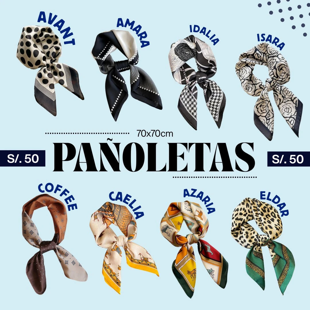 Pañoletas 70x70 cm