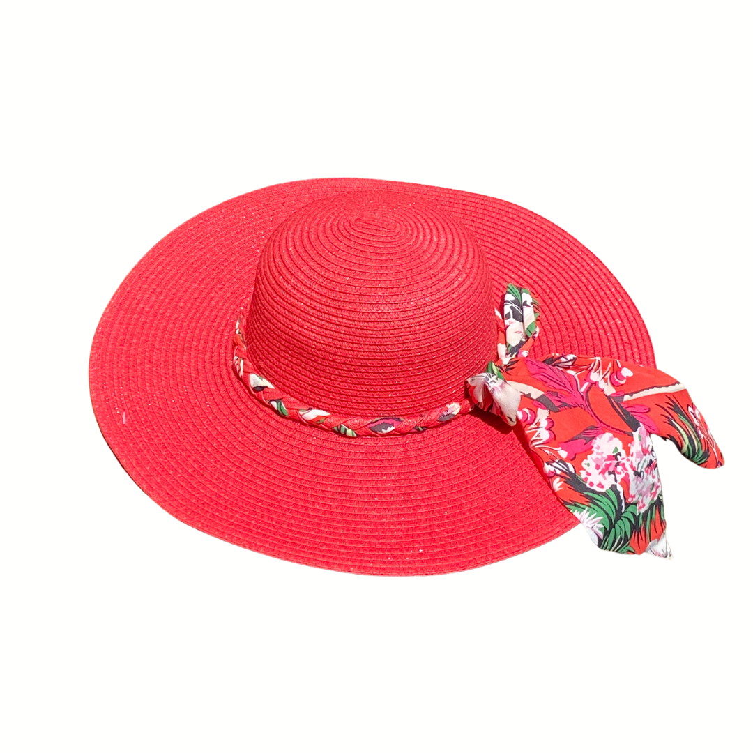 Sombrero de Verano Playa Mujer Modelo Dayanna - Coral