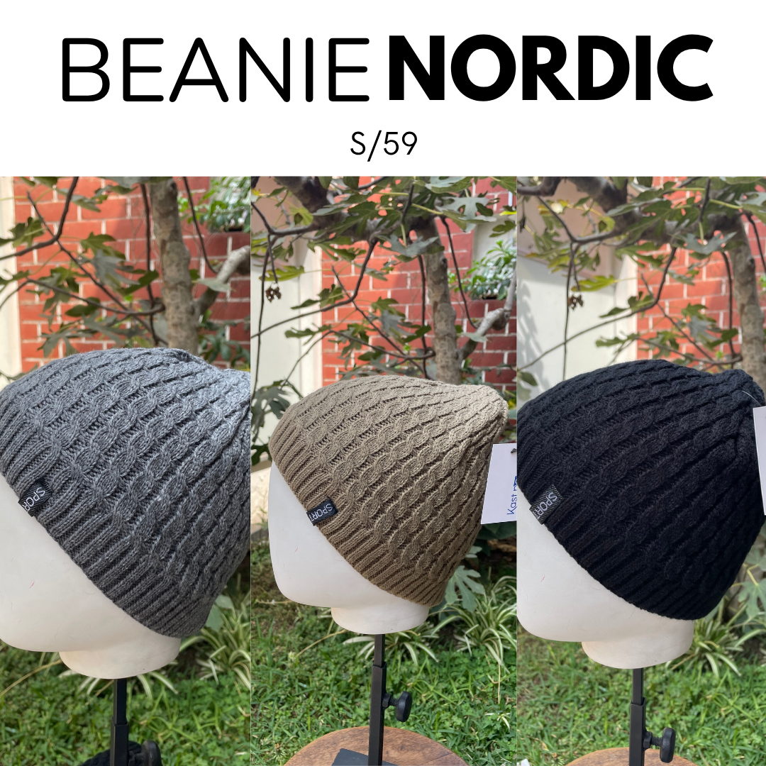 Beanie Nordic Gorro Unisex Trenzado