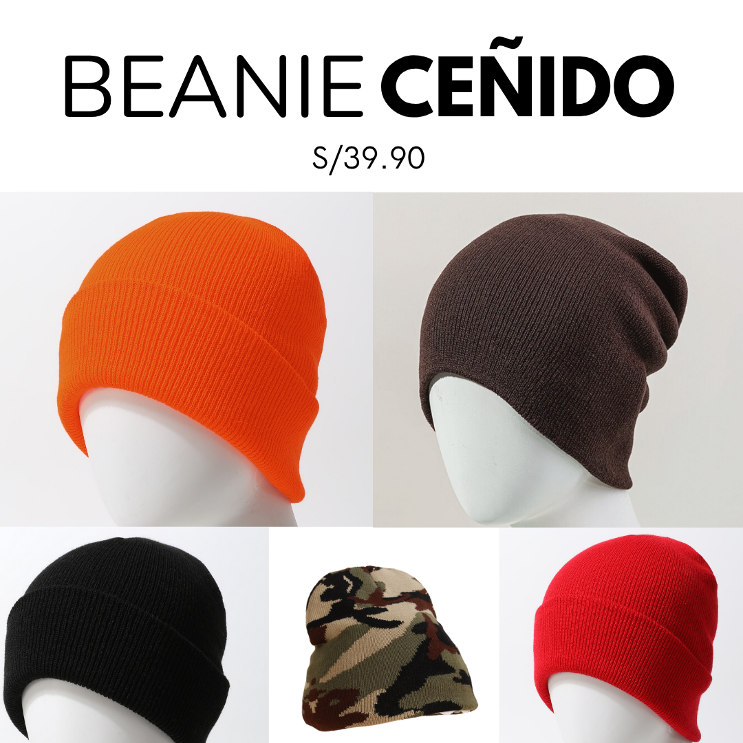 Beanie Ceñido Gorro Chullo Unisex