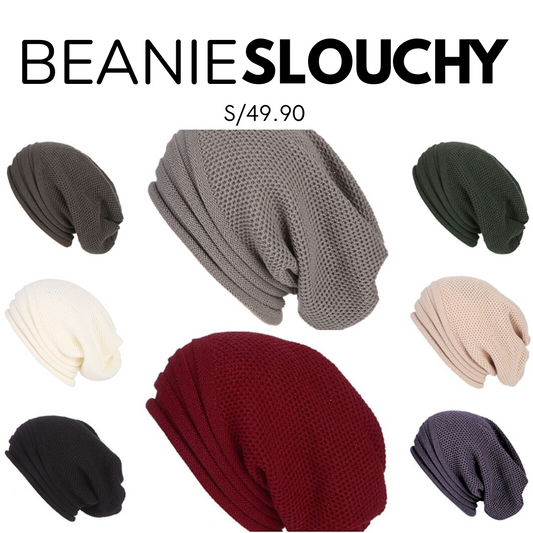 Beanie Slouchy Tejido Holgado Unisex