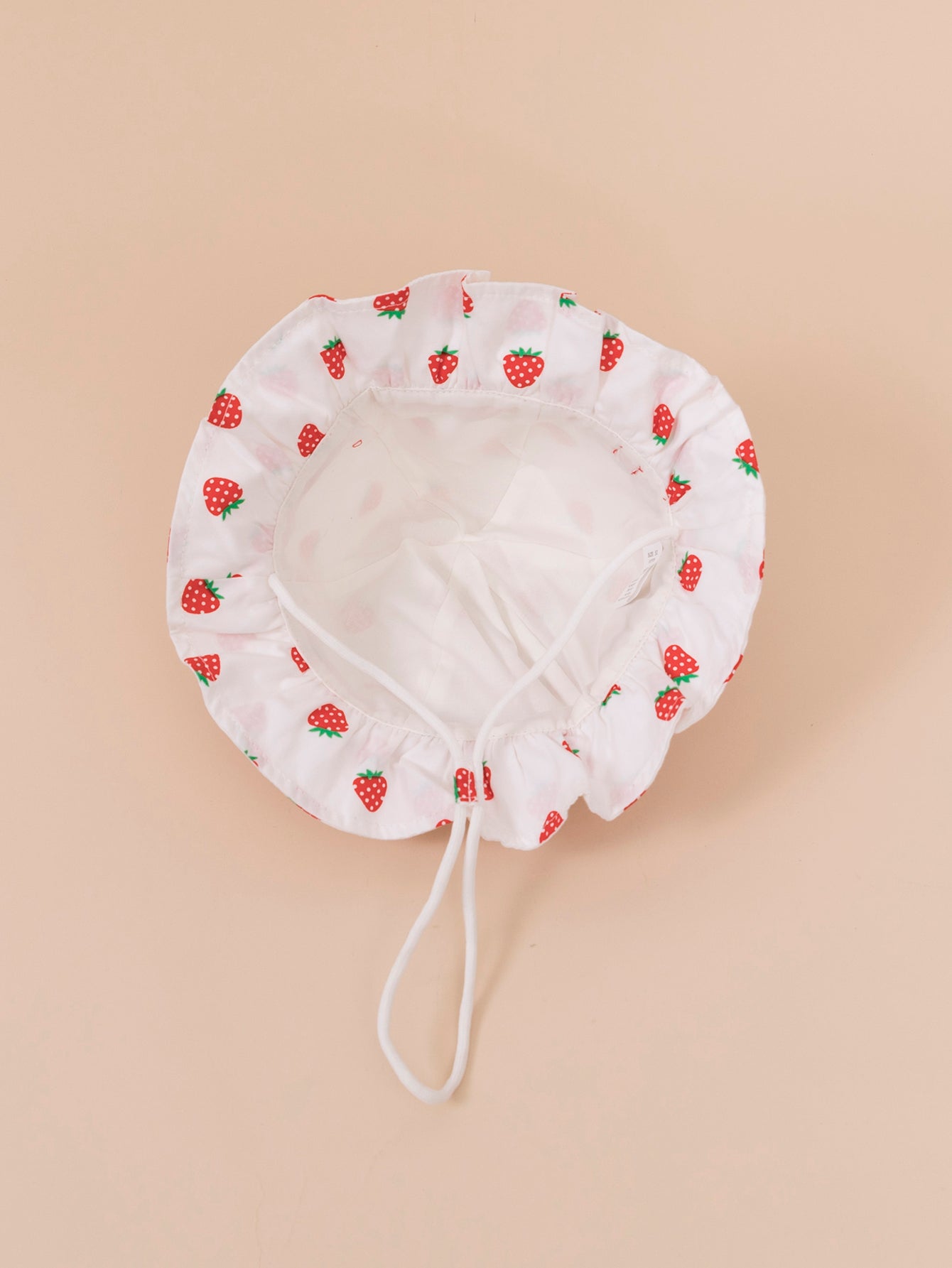 Sombrero Ala Ancha Fresita ShortCake 48cm: Para niñas de 6 a 12 meses