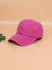 Gorro Tipo Beisbol Washed Effect Rosado