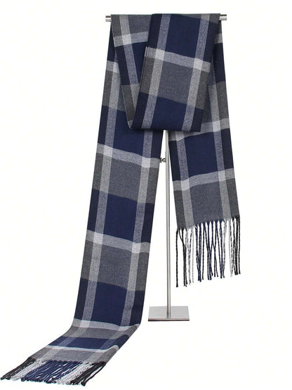 Bufanda Windsor Cuadros | Azul