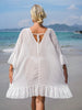 Salida Vestido de Playa Connie Talla L/XL - Blanco