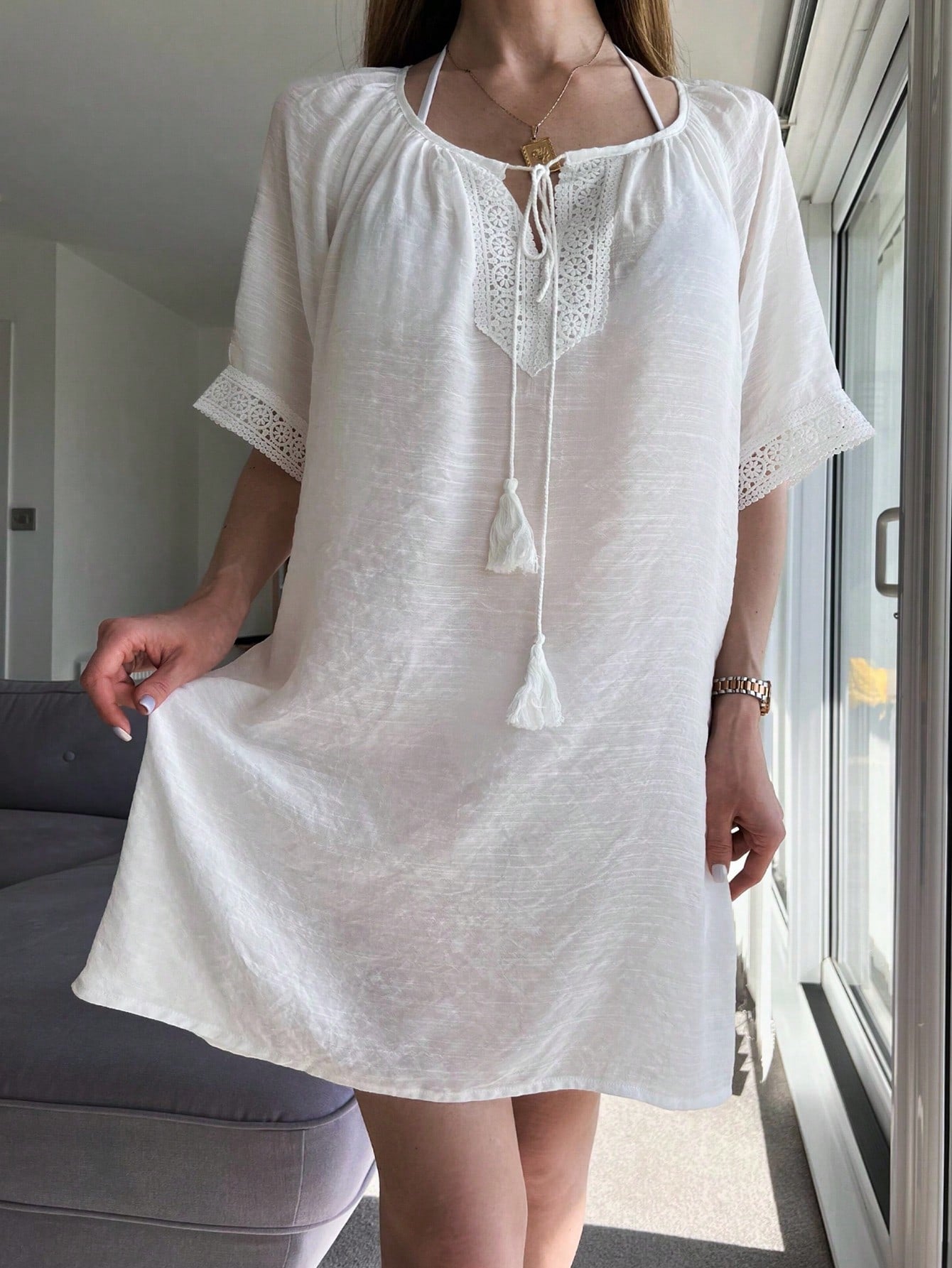 Vestido Salida de Playa Omayra - Talla XL