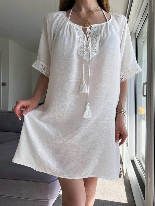 Vestido Salida de Playa Omayra - Talla XL