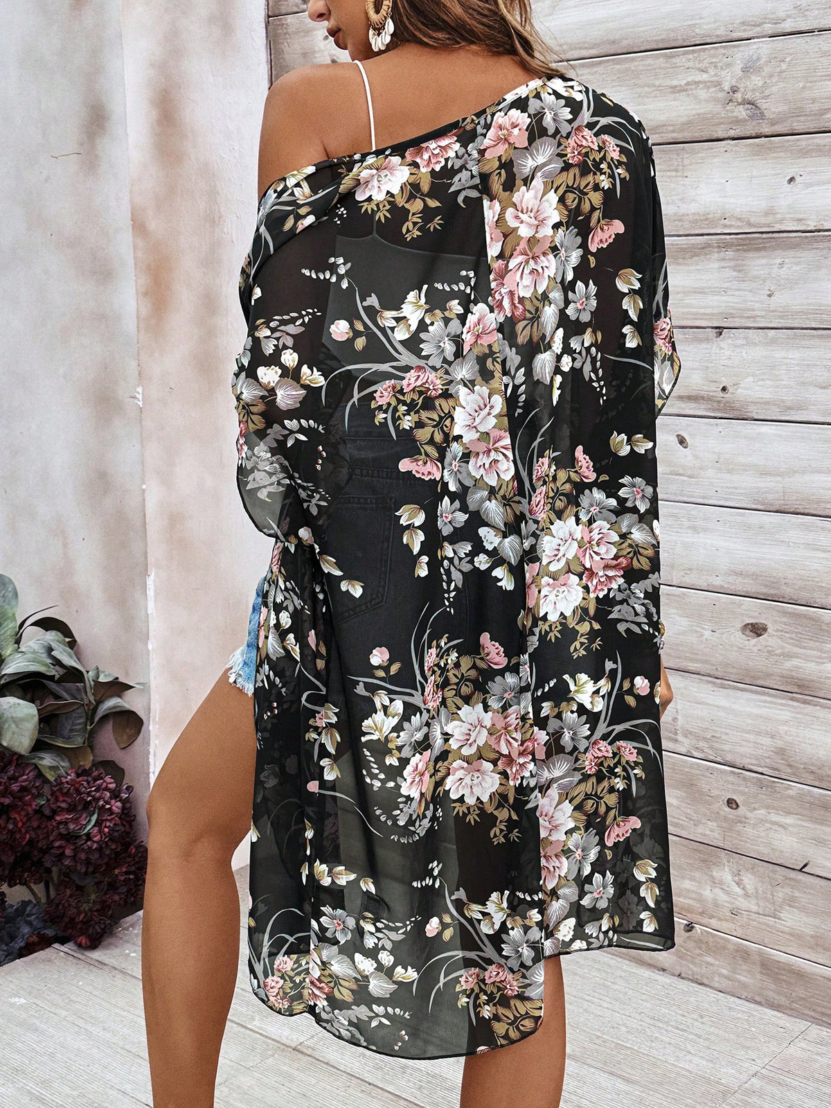 Kimono Maui Capa Cardigan mujer - Talla XL